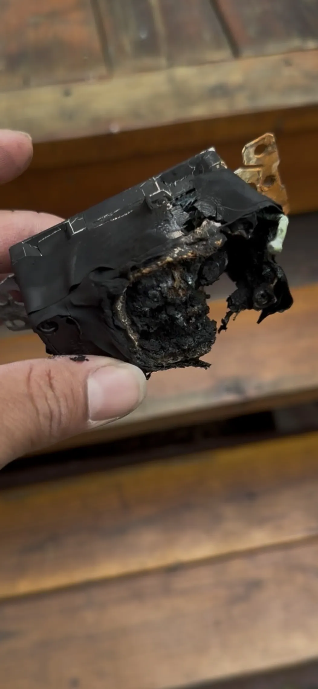 Project A Melted Outlet Was Cutting Power to Multiple Rooms image