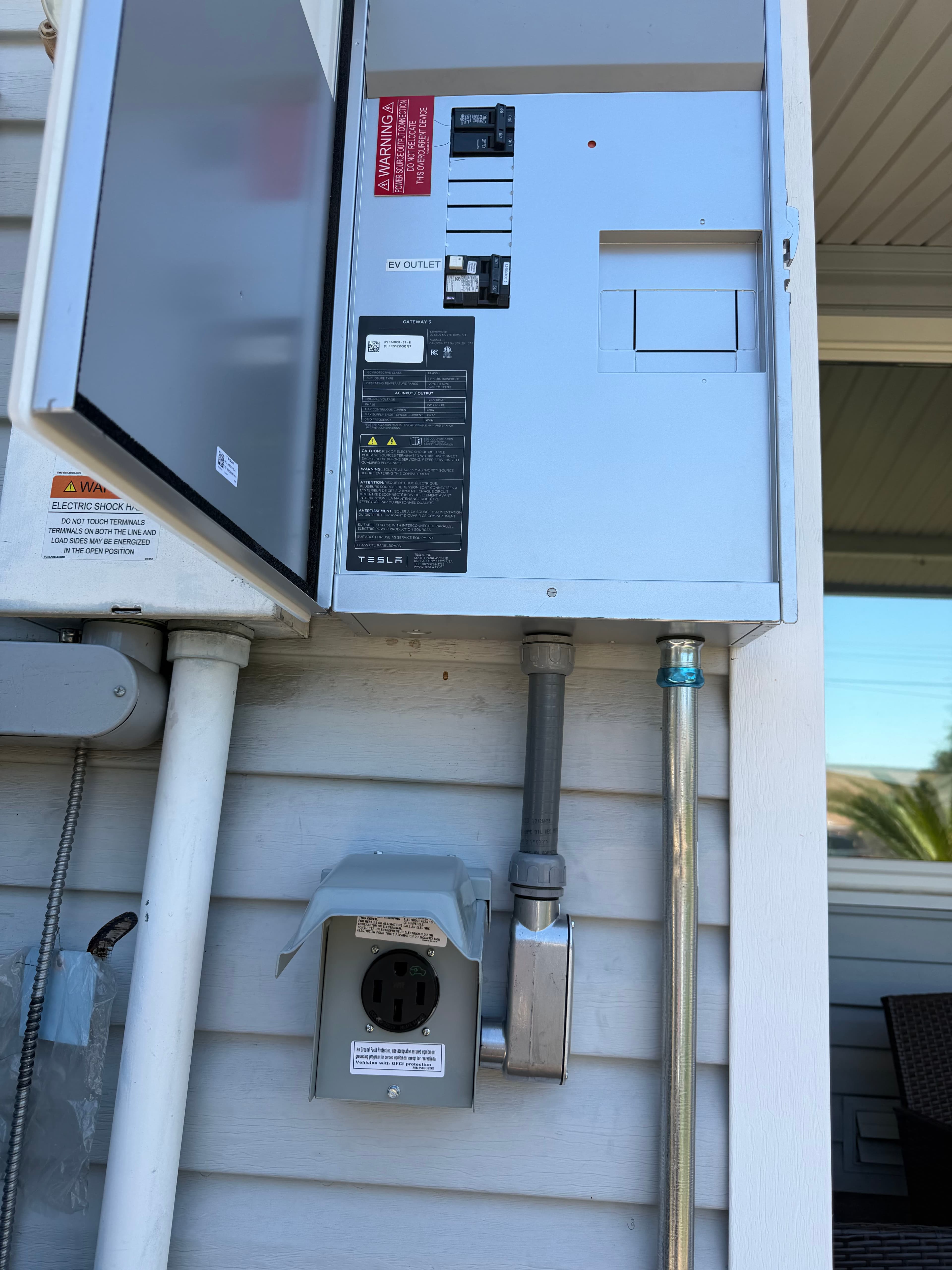 Project Outdoor EV Outlet Install with Weatherproof Lock Box image