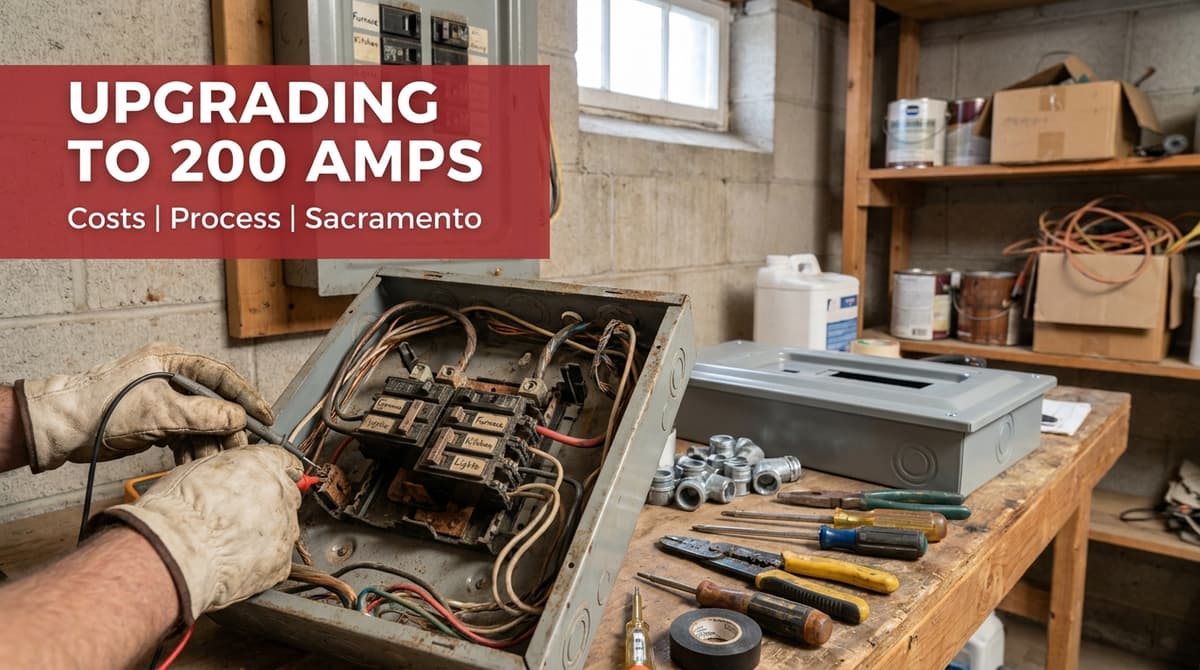 Featured post - Upgrading a 100-Amp Panel to 200 Amps in Sacramento